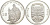 Палау 5 долларов 1999 немецкие колонии, Того KM 24 серебро PROOF 02-263-31
