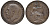 Великобритания 1 фартинг 1917 Георг V (1910-1936), темная отделка KM 808.1, Spink 4059 бронза 4609-1038