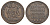 Папская область 1 байокко 1801 Пий VII (1800-1823) KM 1263 медь 633-414