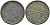 ДАНИЯ 1 РИГСБАНКСКИЛЛИНГ 1853 ФРЕДЕРИК VII (1848-1863) KM 756 (C132b) медь 4380-943