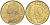 Франция 10 сантимов 1970 тип Marianne KM 929, LE FRANC 144.10 медь алюминий никель 4511-925