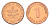 Германия 1 пфенниг 1997 A, в запайке KM 105, J.380 сталь плакированная медью PROOF 4116-1022