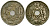 Бельгия 10 сантимов 1921 Belgique KM 85 медно-никель 4172-856