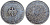 ФРГ 10 марок 1999 D, 50 лет конституции ФРГ KM 196 серебро aUNC 1520-1514