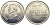 Иордания 2 1/2 пиастра 1996 KM 53 никелированная сталь aUNC 1527-131