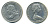 Остров Мэн 1 крона 1976 200 лет независимости США, Джордж Вашингтон КМ 37 медно-никель UNC 58-632
