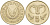 КИПР 5 ЦЕНТОВ 1998 ГОЛОВА БЫКА KM 55.3 никель латунь 119-1237