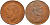 Великобритания 1 пенни 1922 Георг V (1910-1936) КМ 810, Spink 4051 бронза 4593-215