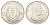 Словакия 50 крон 1944 5 лет Словацкой республике KM 10 серебро UNC 413-1125