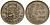 Люксембург 25 сантимов 1927 Шарлотта (1918-1964) KM 37 медно-никель 4122-516