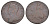 Великобритания 1/2 пенни 1725 Георг II (1727-1760) KM 566, Spink 3717 медь 1522-711