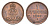 Ганновер 1 пфенниг 1858 B, Георг V (1851-1866) KM 233, AKS 156, J. 90 медь    4658-1059